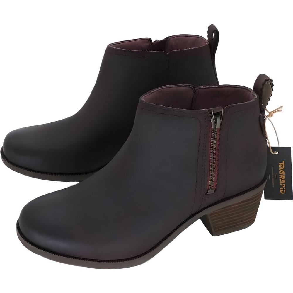 Teva Women's Anaya Bootie Ankle Boots, Burlwood, 7.5 US - Picture 2 of 6